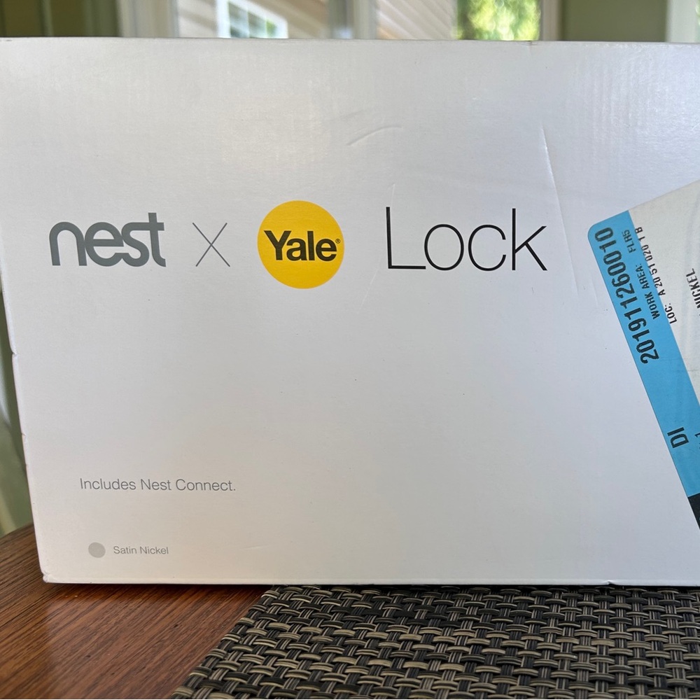 Google nest x Yale home wireless entry door lock